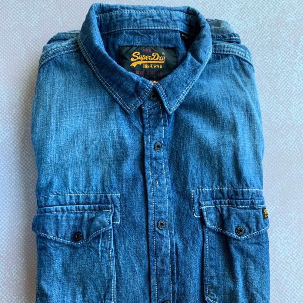 SuperDry jeans shirt size XL